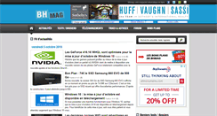 Desktop Screenshot of bhmag.fr